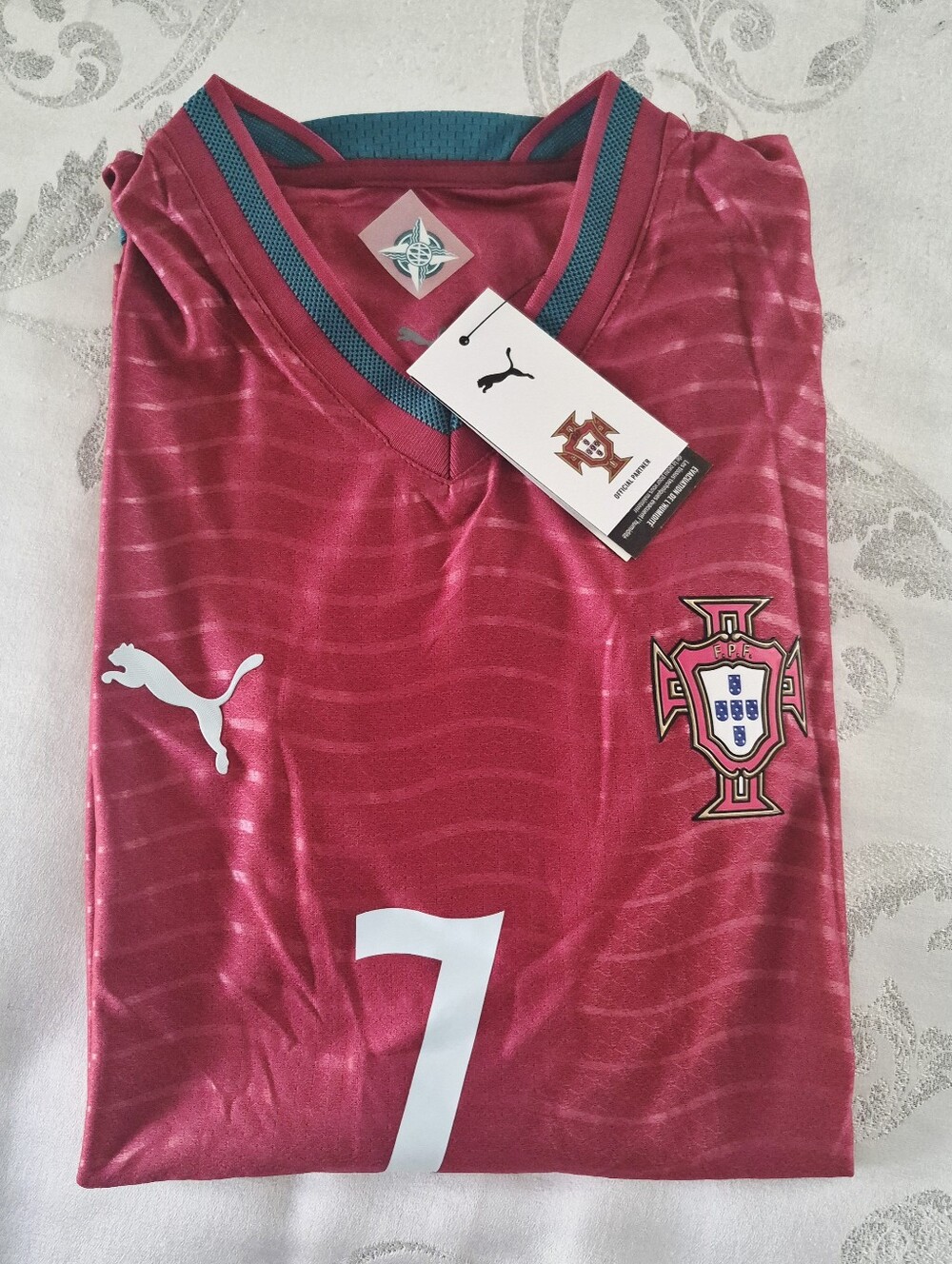 NWT Cristiano Ronaldo #7 Portugal 2026 Puma Authentic Match Home Jersey